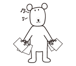 One day of a Bear man sticker #1721678