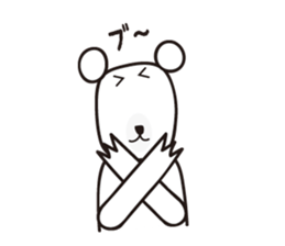 One day of a Bear man sticker #1721683