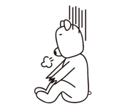 One day of a Bear man sticker #1721684