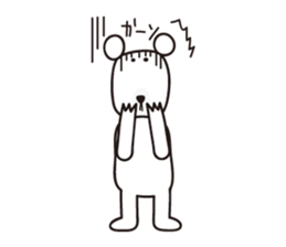 One day of a Bear man sticker #1721688