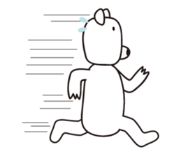One day of a Bear man sticker #1721695