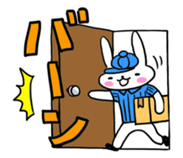 The rabbit is a forwarding agency. sticker #1722041