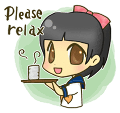 Cute child wearing a sailor suit. sticker #1722549