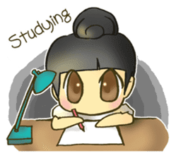 Cute child wearing a sailor suit. sticker #1722551