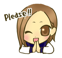 Cute child wearing a sailor suit. sticker #1722554