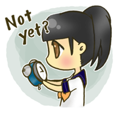 Cute child wearing a sailor suit. sticker #1722572