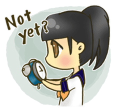 Cute child wearing a sailor suit. sticker #1722572