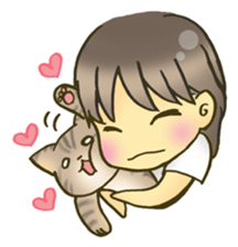 Cute child wearing a sailor suit. sticker #1722576