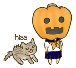 Cute child wearing a sailor suit. sticker #1722582