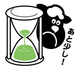 Black sheep-kun and White sheep-chan sticker #1723398