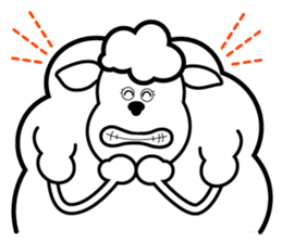Black sheep-kun and White sheep-chan sticker #1723404