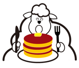 Black sheep-kun and White sheep-chan sticker #1723408