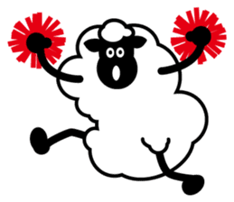 Black sheep-kun and White sheep-chan sticker #1723410