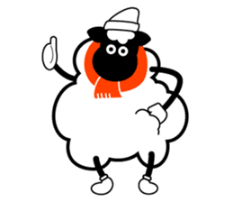 Black sheep-kun and White sheep-chan sticker #1723415