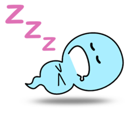 Light blue ghost sticker #1724350