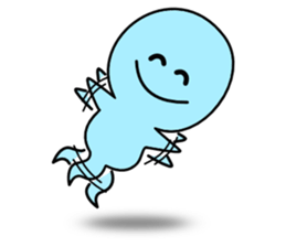 Light blue ghost sticker #1724360