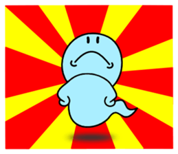 Light blue ghost sticker #1724361