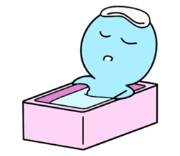 Light blue ghost sticker #1724374