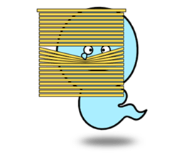 Light blue ghost sticker #1724376