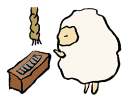 New Year's Sheep sticker #1724398