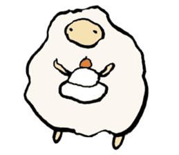 New Year's Sheep sticker #1724399
