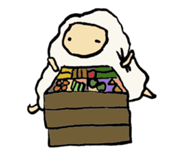 New Year's Sheep sticker #1724401