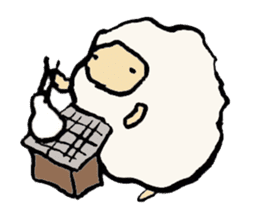 New Year's Sheep sticker #1724407