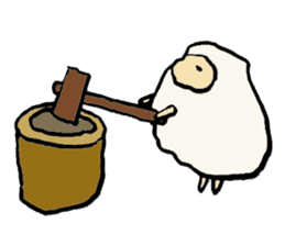 New Year's Sheep sticker #1724412