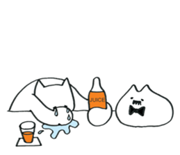 Nyanco and Mico are gluttonous sticker #1724465