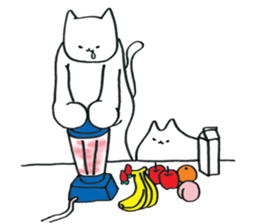 Nyanco and Mico are gluttonous sticker #1724470