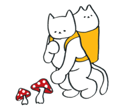 Nyanco and Mico are gluttonous sticker #1724478