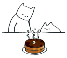 Nyanco and Mico are gluttonous sticker #1724479