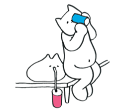 Nyanco and Mico are gluttonous sticker #1724481