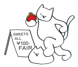 Nyanco and Mico are gluttonous sticker #1724485