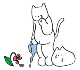 Nyanco and Mico are gluttonous sticker #1724494