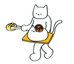 Nyanco and Mico are gluttonous sticker #1724499