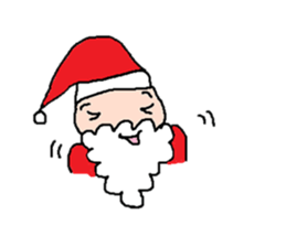 Christmas.Santa and Twintail.Reindeer. sticker #1724506