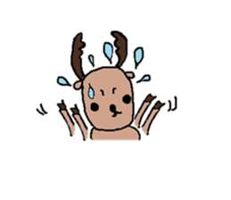 Christmas.Santa and Twintail.Reindeer. sticker #1724507