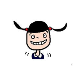 Christmas.Santa and Twintail.Reindeer. sticker #1724509