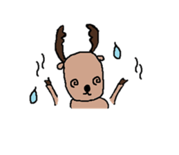 Christmas.Santa and Twintail.Reindeer. sticker #1724523