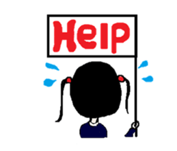 Christmas.Santa and Twintail.Reindeer. sticker #1724543