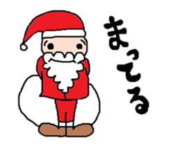 Christmas.Santa and Twintail.Reindeer. sticker #1724544