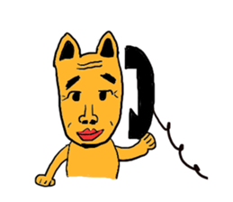 Funny old dog. sticker #1724621