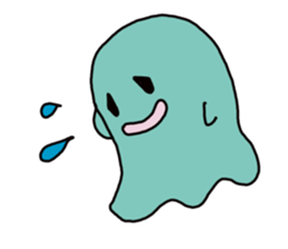 Cute ghost! sticker #1724633