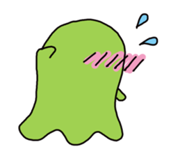 Cute ghost! sticker #1724634