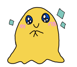 Cute ghost! sticker #1724635
