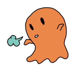 Cute ghost! sticker #1724636