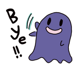 Cute ghost! sticker #1724639