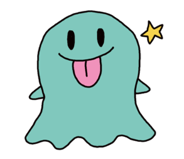 Cute ghost! sticker #1724643