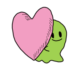 Cute ghost! sticker #1724654